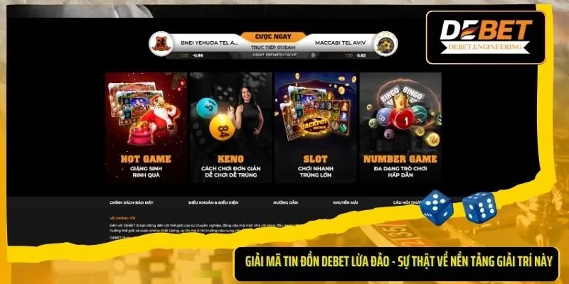 DEBET lừa đảo